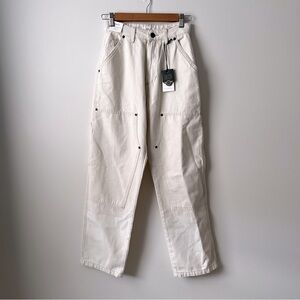 P&Co Albion Carpenter Pant UK8 US2  in Ecru